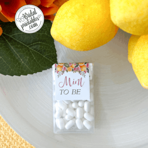Citrus Lemon floral Tic tacs