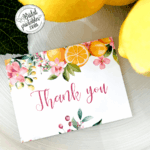 lemon thank you bridal shower tags