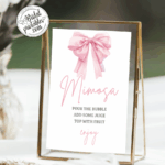 bridal shower wedding sign