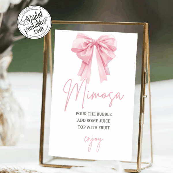 bridal shower wedding sign